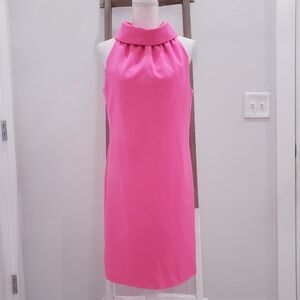 Sail To Sable Hydra Hot Pink Cowl Neck Dress Size Medium
